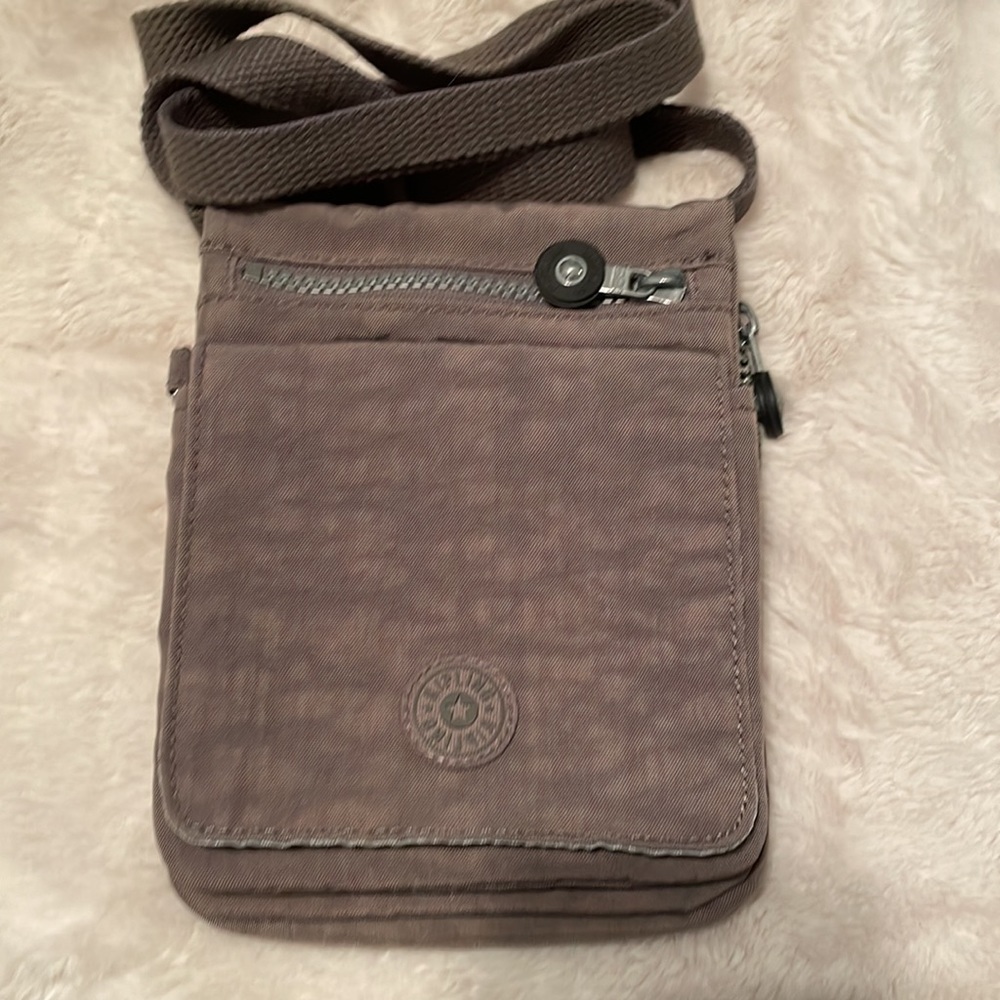 Grey Kipling Crossbody Bag